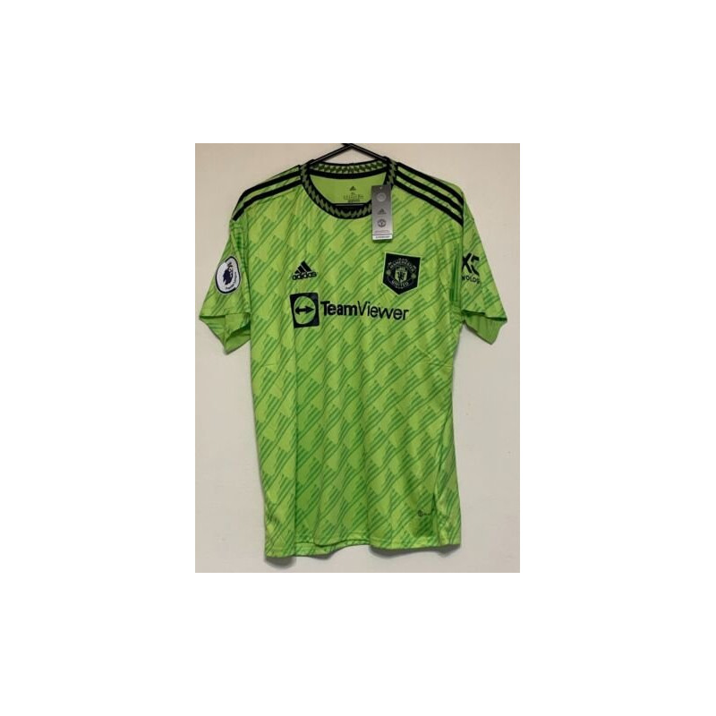 MAN UNITED 22/23 LIME GREEN AWAY JERSEY