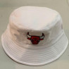 CHICAGO BULLLS NBA WHITE BUCKET HAT