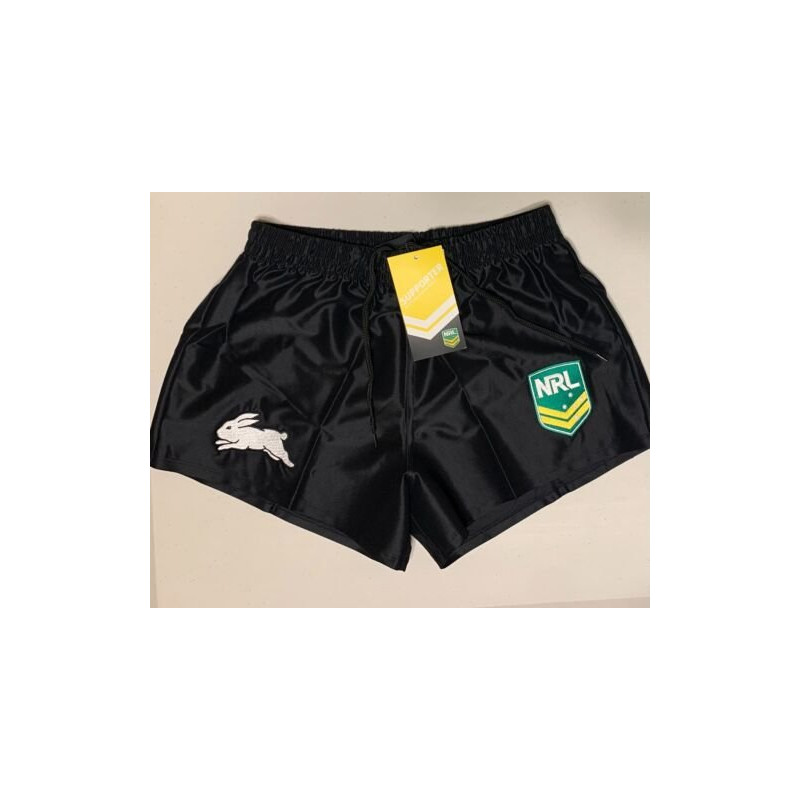 SOUTH SYDNEY RABBITOHS NRL MENS SHORTS SMALL SIZE