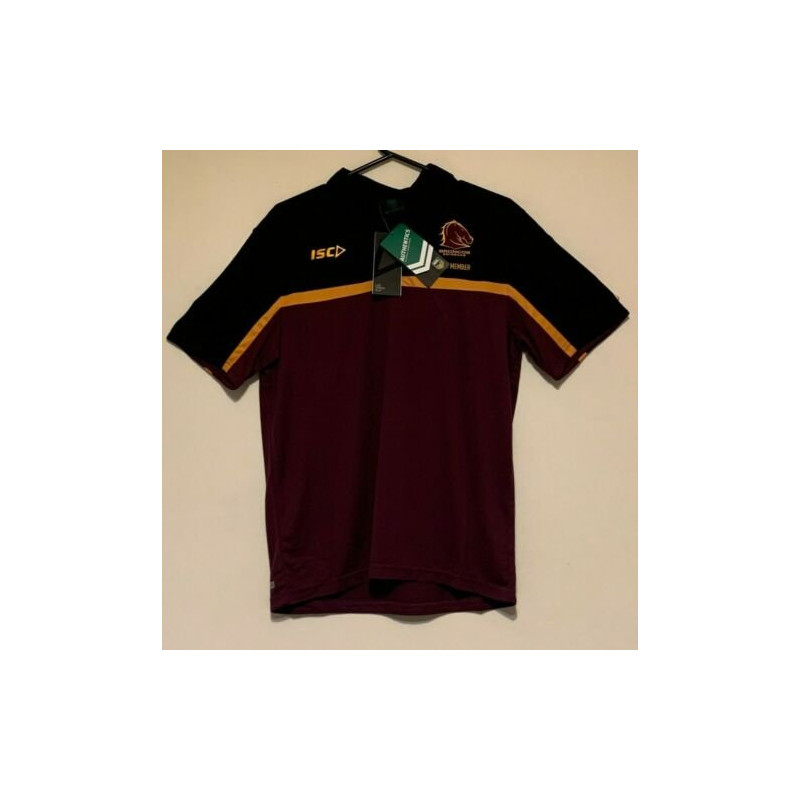 BRISBANE BRONCOS NRL MENS MEMBER POLO SHIRT