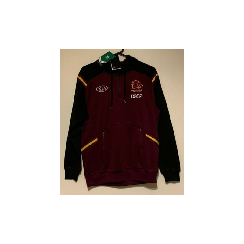 BRISBANE BRONCOS NRL SQUAD MENS HOODIE