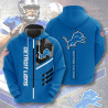 LIONS NFL POLYESTER TRAINING HOODIE