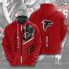 FALCONS NFL POLYESTER TRAINING HOODIE