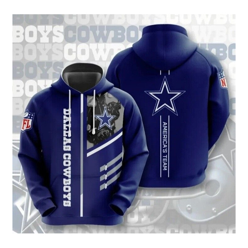 COWBOYS NFL POLYESTER TRAINING HOODIE