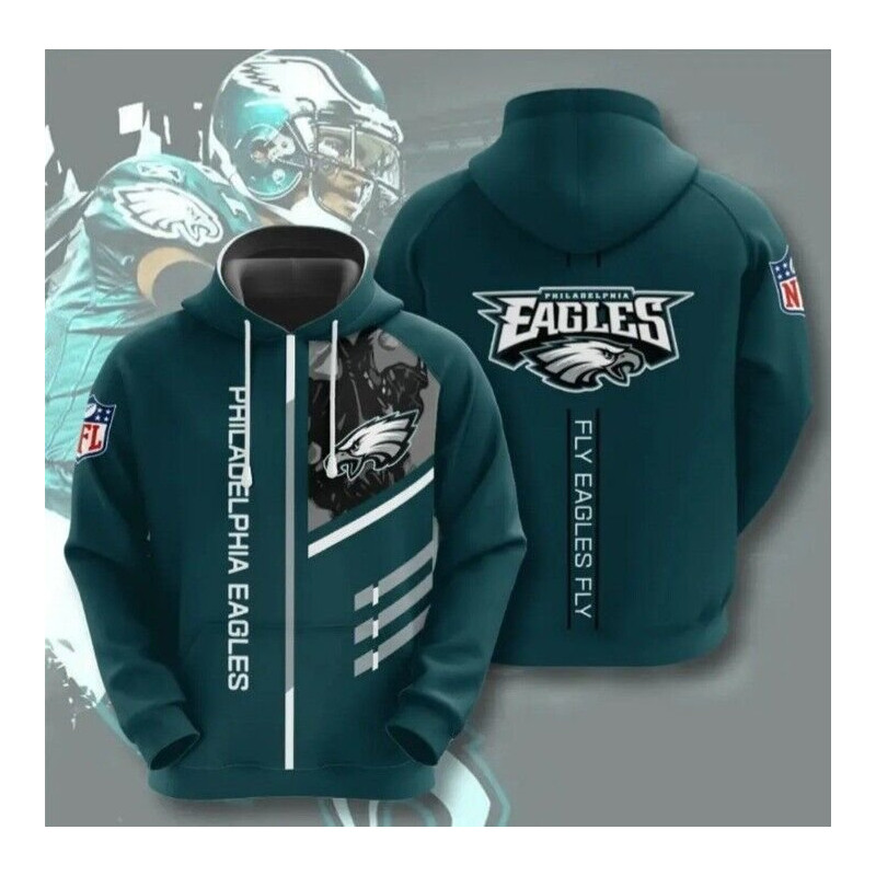 EAGLES NFL POLYESTER TRAINING HOODIE