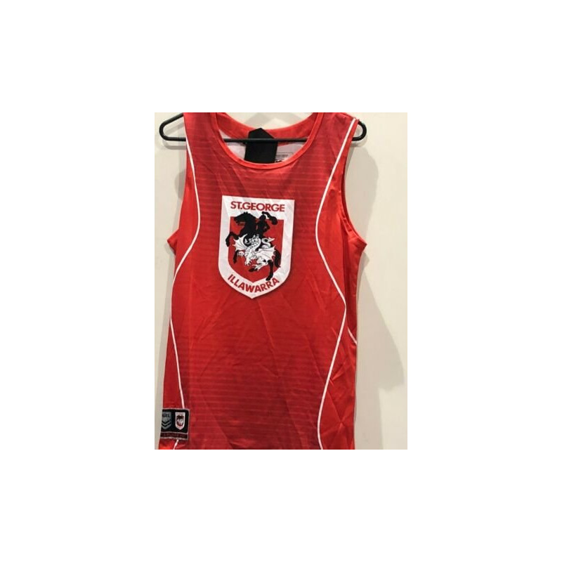 ST GEORGE ILLAWARA DRAGONS NRL MENS SINGLET