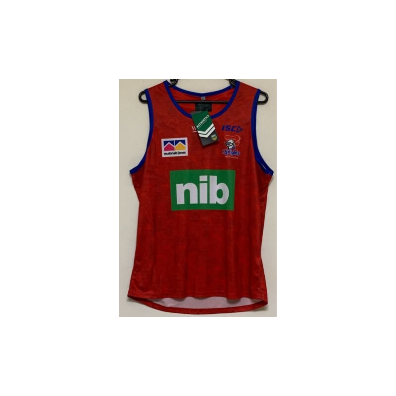 NEWCASTLE KNIGHTS NRL TRAINING SINGLET