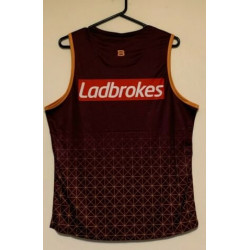 BRISBANE BRONCOS NRL MENS TRAINING SINGLETS