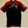 ST GEORGE ILLAWARRA DRAGONS NRL MEN POLO BLACK SHIRT SMALL SIZE