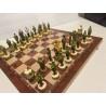 Usa And Soviet Union Ww2 Chess Set With Wooden Board