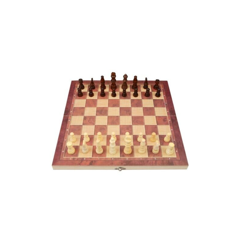 Chess /checkers /backgammon 3 In 1 Very High Qaulity Wooden Board Set