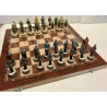 Usa Vs Germany Ww2 Chess Set With Wooden Board