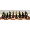 Rome Vs Egypt Handcrafted Chess Set ( No Board )