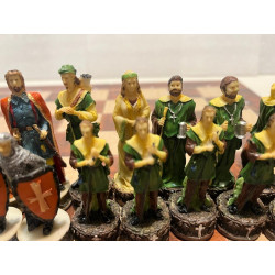 Robin Hood Handcrafted Chess Set ( No Board )