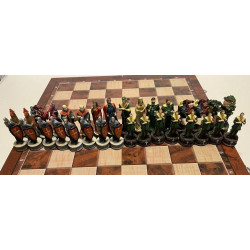 Robin Hood Handcrafted Chess Set ( No Board )