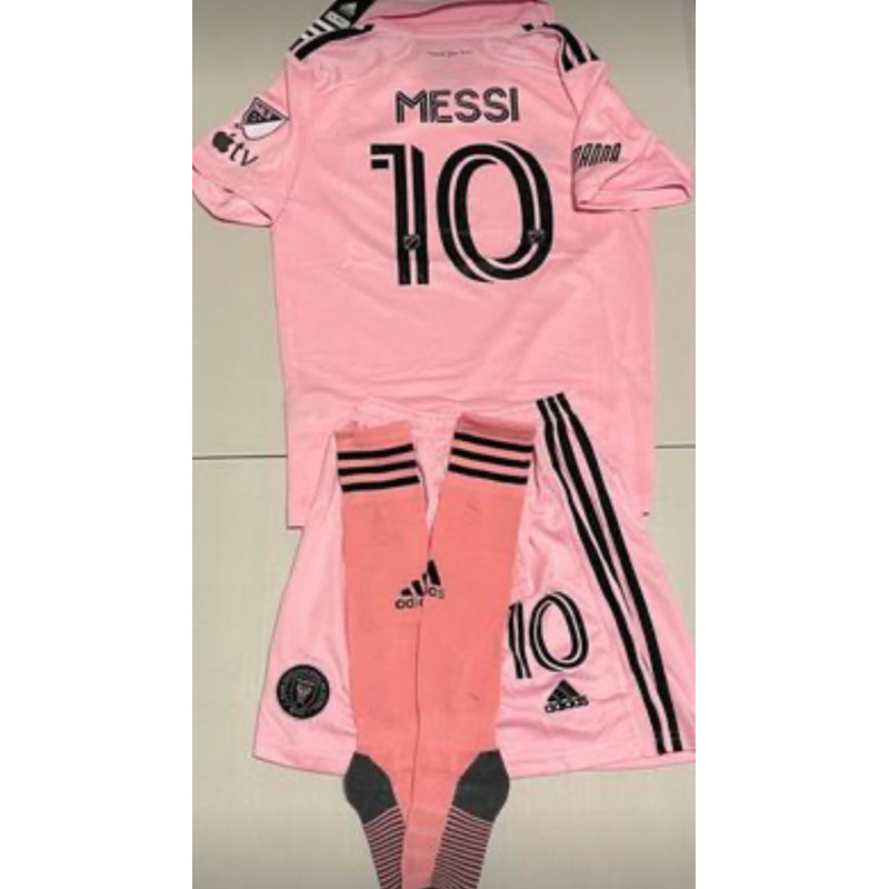 INTER MIAMI FOOTBALL PINK KIDS SET WITH SOCKS