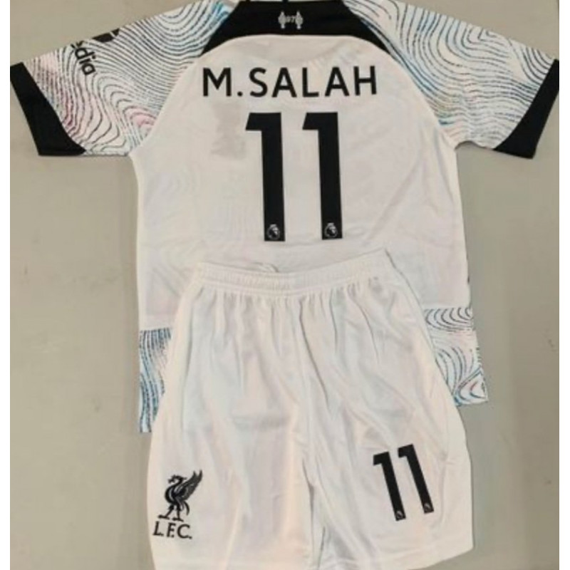 SALAH LIVERPOOL 22/23 AWAY JERSEY KIDS SET