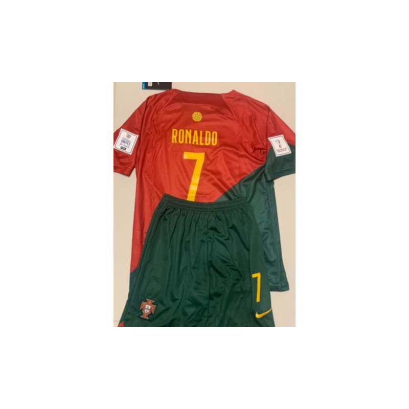 CRISTIANO RONALDO PORTUGAL WORLD CUP 22 KIDS SET