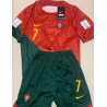 CRISTIANO RONALDO PORTUGAL WORLD CUP 22 KIDS SET