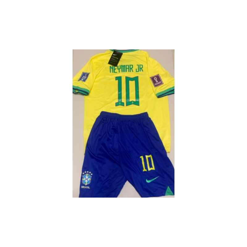 BRAZIL NEYMAR WORLD CUP 22 KIDS SET