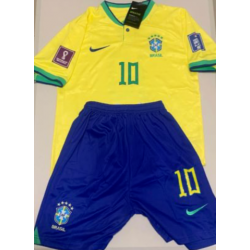 BRAZIL NEYMAR WORLD CUP 22 KIDS SET