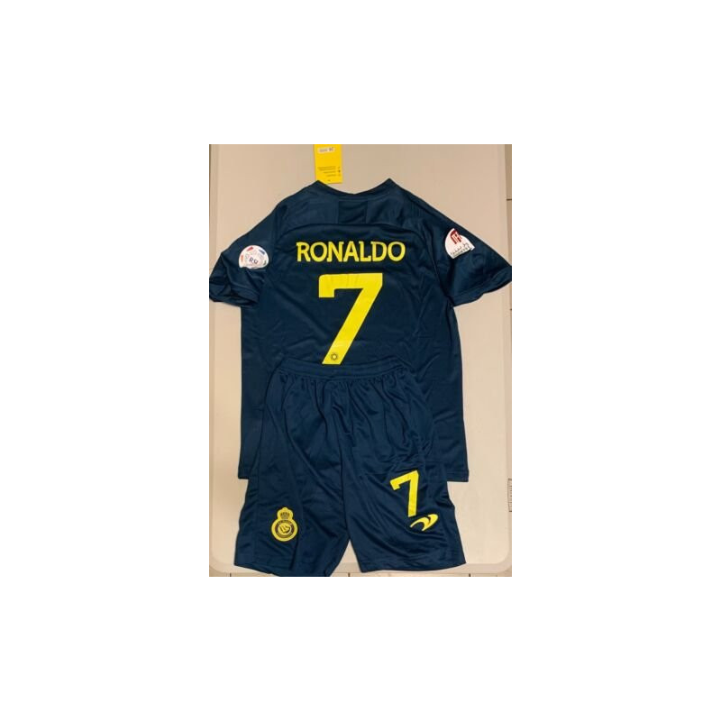 RONALDO AL NASSR AWAY JERSEY KIDS SET