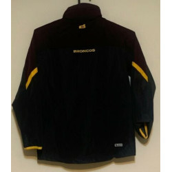 BRISBANE BRONCOS NRL RUGBY LEAGUE KIDS WET WEATHER JACKET