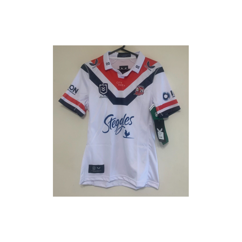 SYDNEY ROOSTERS 2002 NRL WOMENS JERSEY SIZE 14