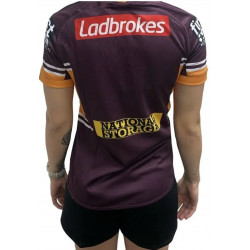 BRISBANE BRONCOS NRL WOMENS JERSEY SIZE 8