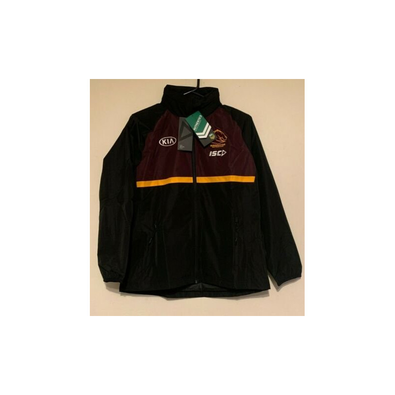 BRISBANE BRONCOS WOMEN NRL WET WEATHER JACKET