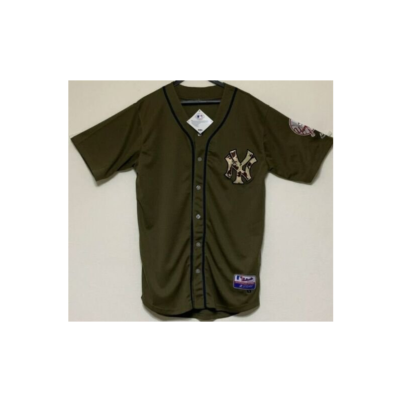 NEW YORK YANKEES JETER GREEN ADULT MLB BASEBALL JERSEY