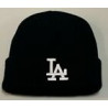 BLACK LA WINTER BEANIE