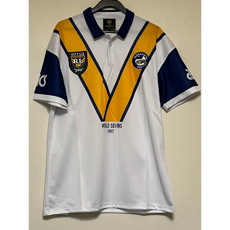 PARRAMATTA EELS 1997 WORLD SEVENS WINNERS JERSEY