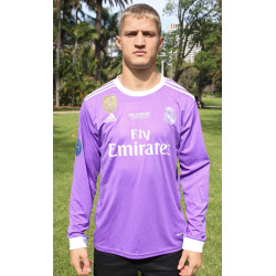 CRISTIANO RONALDO REAL MADRID PURPLE LONG SLEEVE