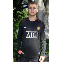 CRISTIANO RONALDO 7 MAN UNITED 07/08 BLACK LONG SLEEVE JERSEY