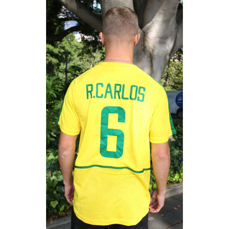 ROBERTO CARLOS 2002 BRAZIL JERSEY