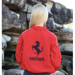 FERRARI RED ADULT RACING FORMULA 1 WINTER JACKET