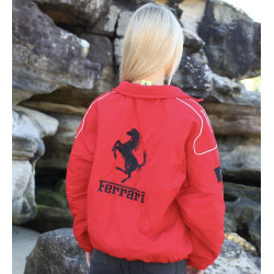 FERRARI RED ADULT RACING FORMULA 1 WINTER JACKET