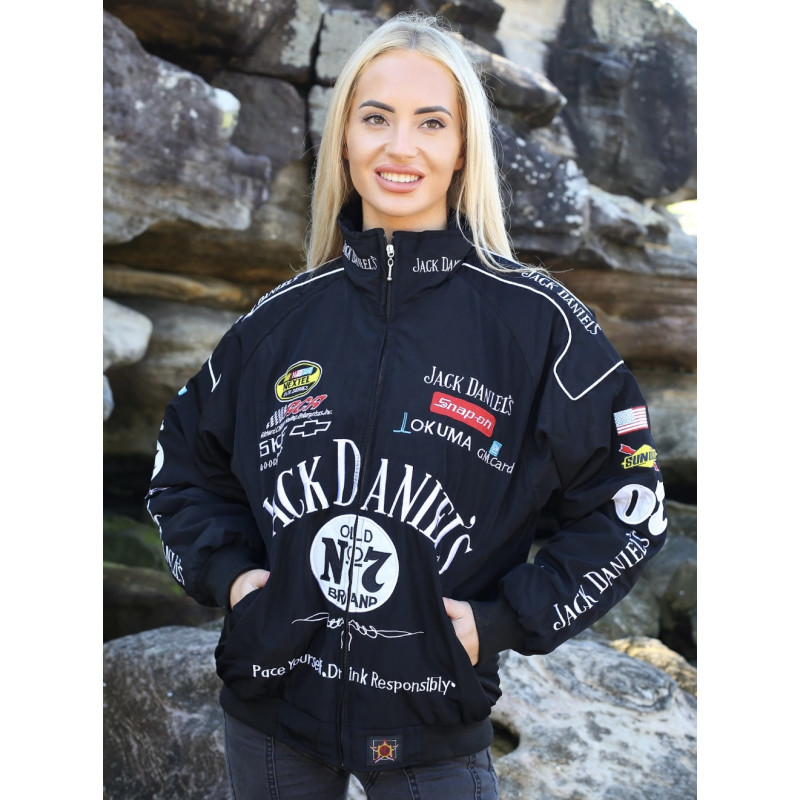 JACK DANIELS BLACK NASCAR RACING WINTER JACKET