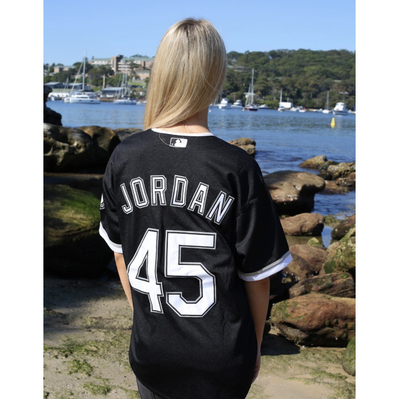 MICHAEL JORDAN BLACK SOX BASEBALL JERSEY