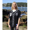 OAKLAND RAIDERS BASEBALL STYLE BLACK TOP