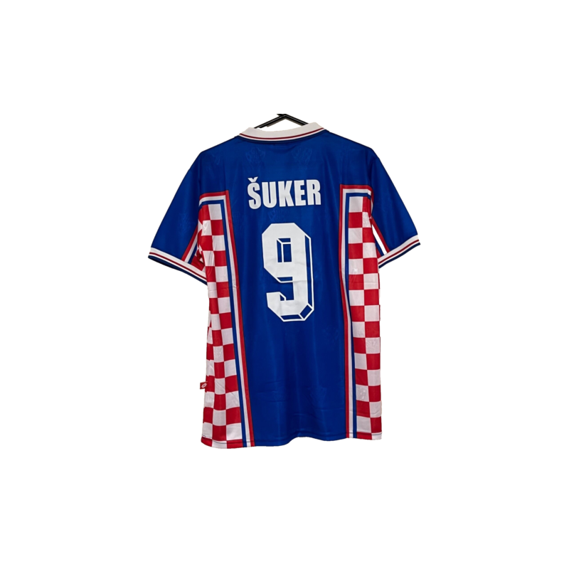 SUKER CROATIA 1998 WORLD CUP JERSEY