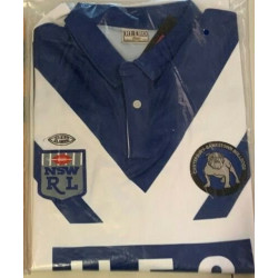 CANTERBURY BULLDOGS NSW RUGBY LEAGUE POLY 1985 JERSEY