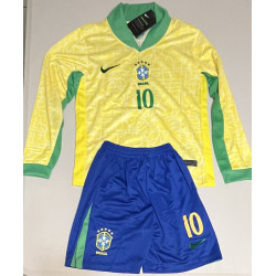 NEYMAR BRAZIL KIDS LONG SLEEVE JERSEY SET