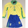 NEYMAR BRAZIL KIDS LONG SLEEVE JERSEY SET