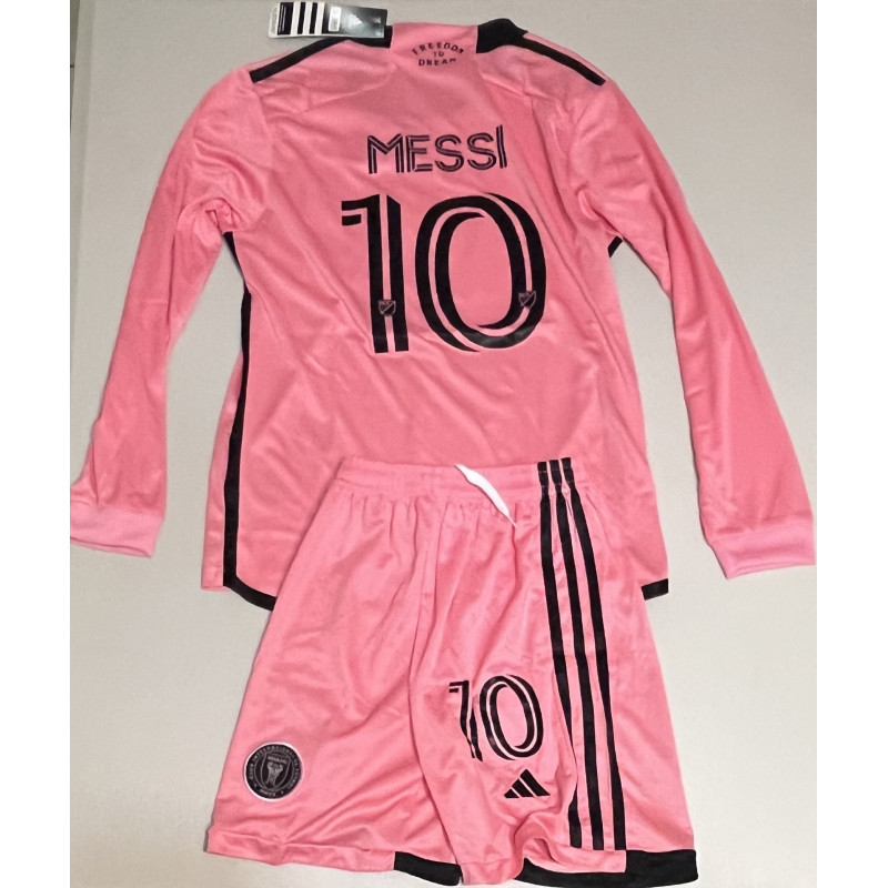 MESSI INTER MIAMI KIDS LONG SLEEVE JERSEY