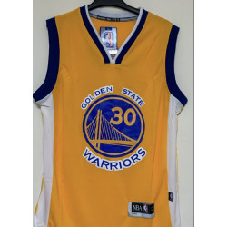 CURRY 30 YELLOW ADULT JERSEY