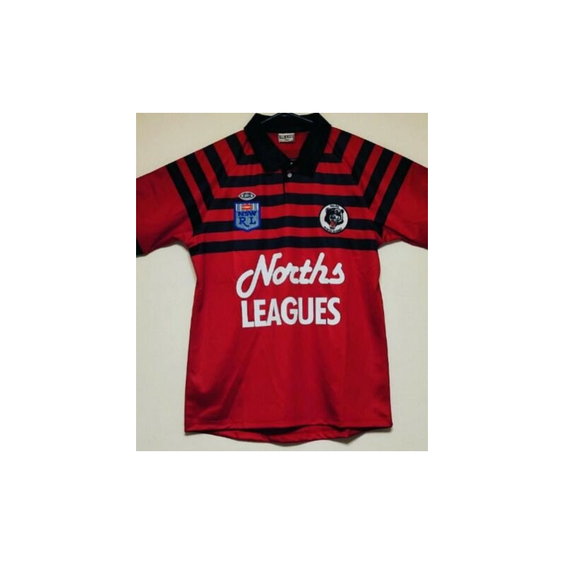 NORTHS SYDNEY BEARS 1991 POLYESTER RUGBY LEAGUE JERSEY