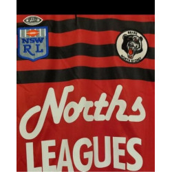 NORTHS SYDNEY BEARS 1991 POLYESTER RUGBY LEAGUE JERSEY