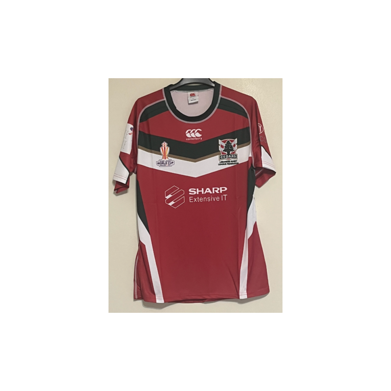 LEBANON RUGBY LEAGUE 2022 WORLD CUP JERSEY